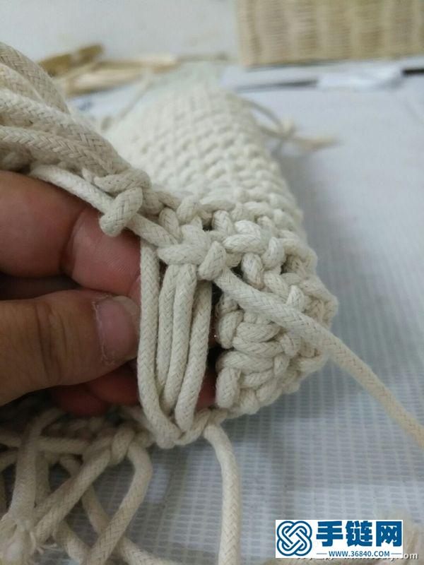 绳编手提包的制作方法