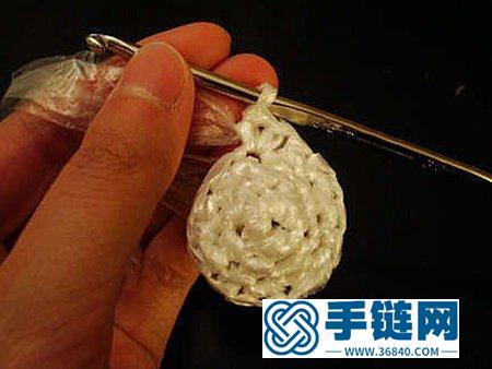可爱的金鱼钩针编织教程 废弃塑料袋编织小鱼挂件