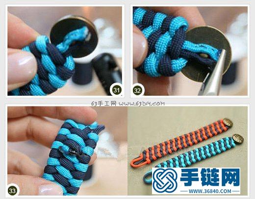 绳编手工制作大全之编绳手链编法图解