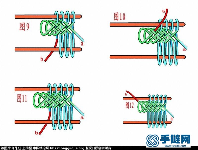 红手链（红手镯）走线图