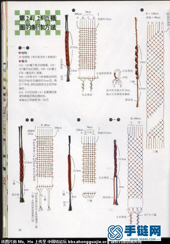 斜卷结走线图