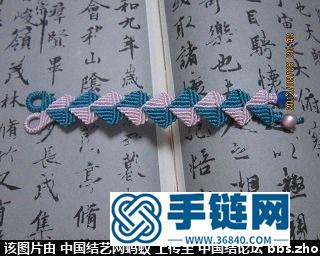 仿“命中第一”的拼色手链