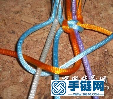 一款适合初学者的红色手链