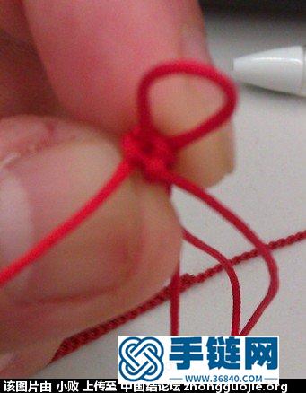 市面上常见的红绳项链编法