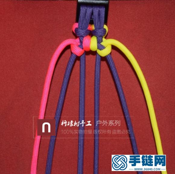 【太阳花】伞绳手链编织教程