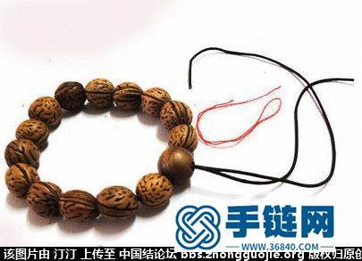 如何巧穿手串佛头