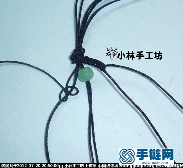 雀头结变化来的手链 很漂亮哦~