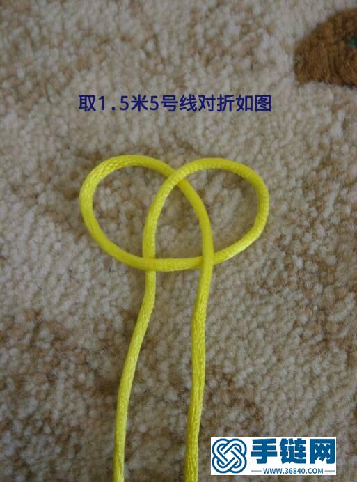 单线玉米结手绳