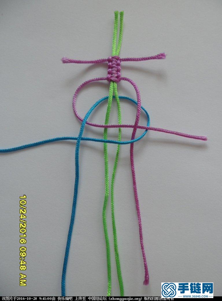 编绳小贴士 —— 添加线绳小技巧之一：平结