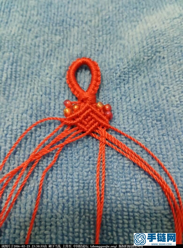 米珠红绳手链
