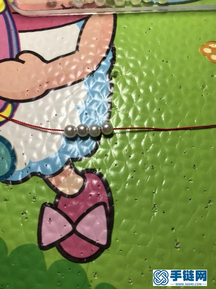 石榴石串珠手链教程