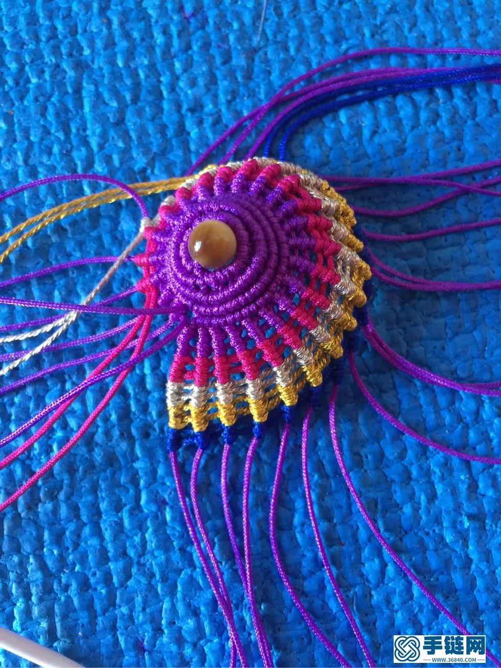 编绳海螺耳环饰品教程