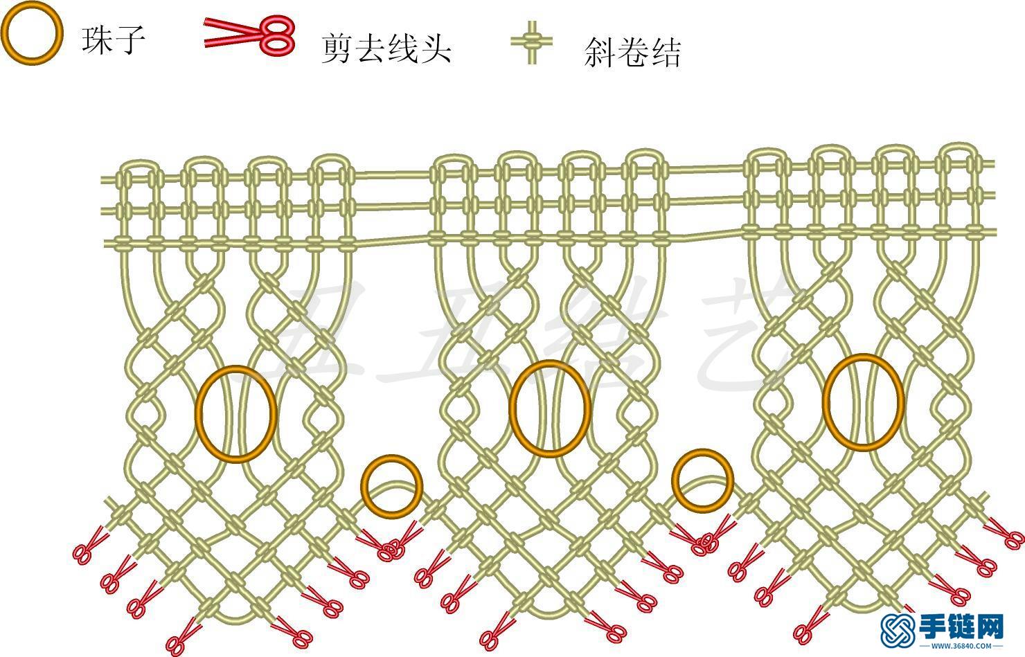 超简单项链，初学者可以一试