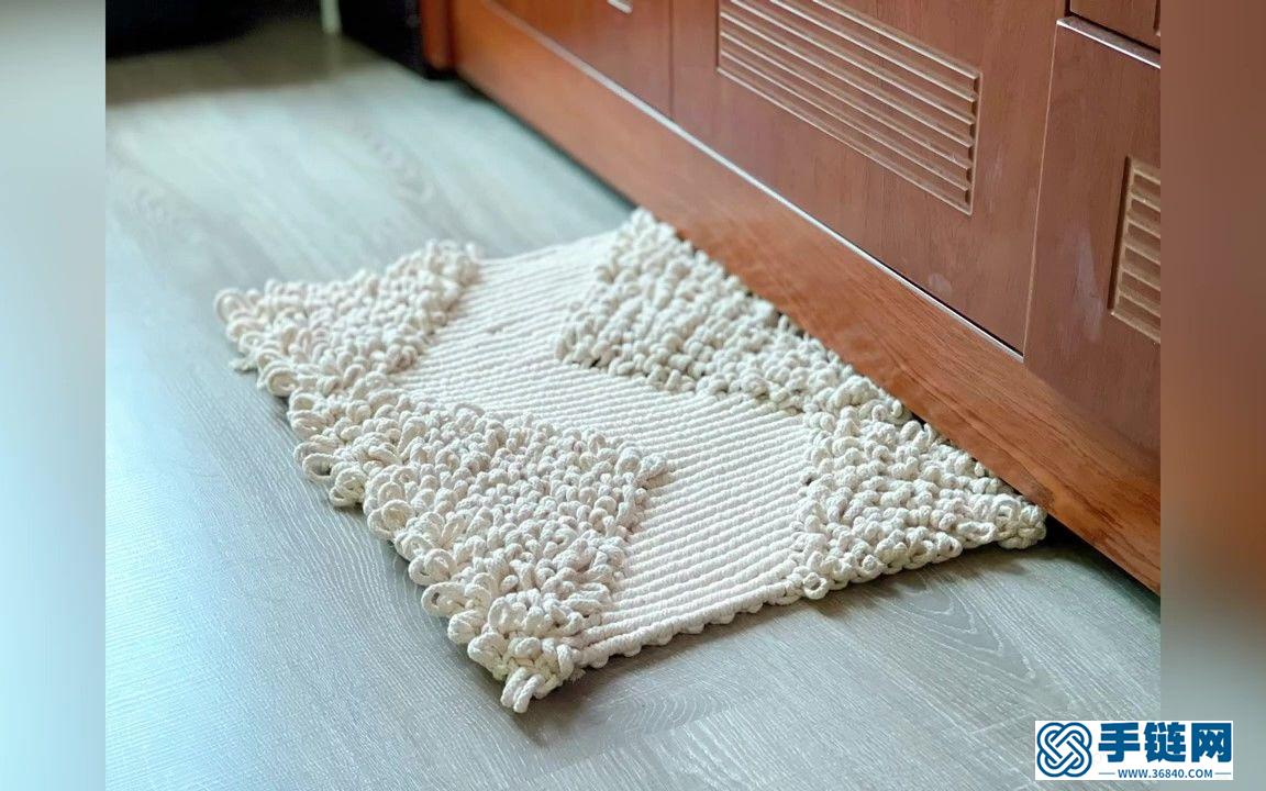 Macrame编织家居地毯装饰，美观又实用