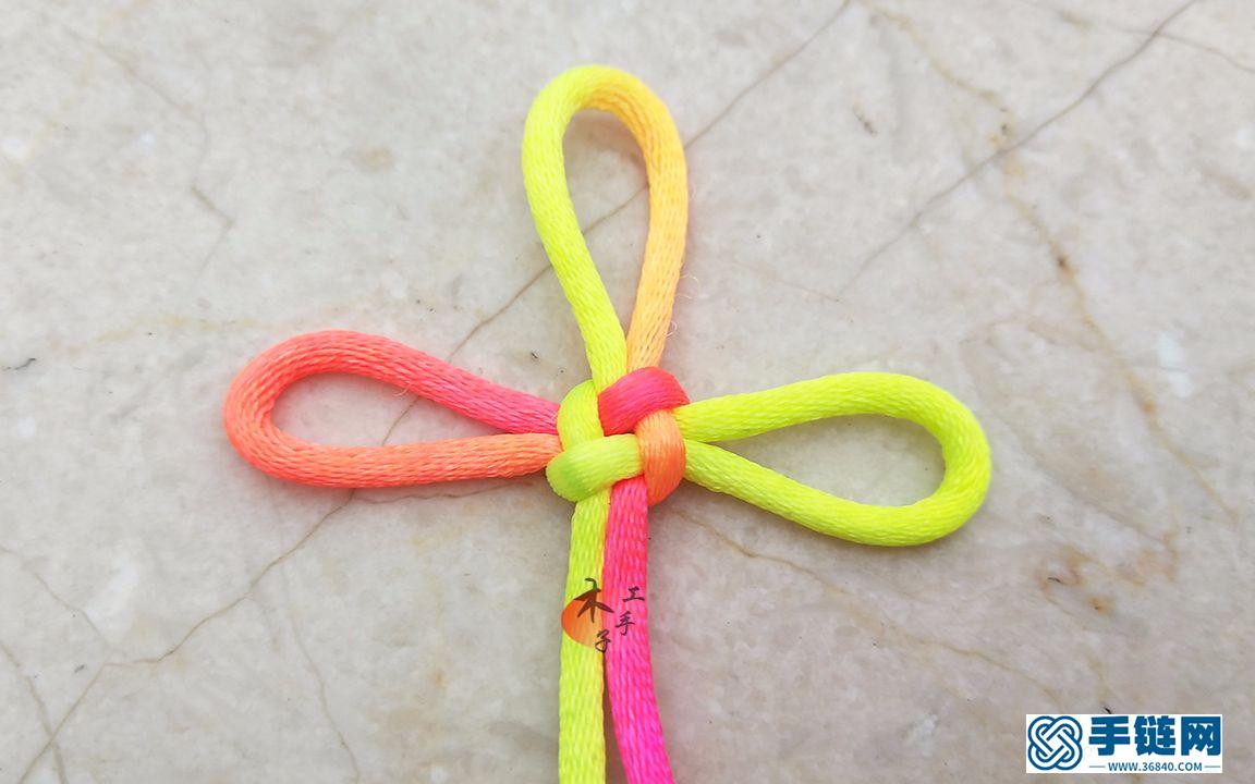 万字结红绳手工编织, 适用于手机钥匙车内挂饰