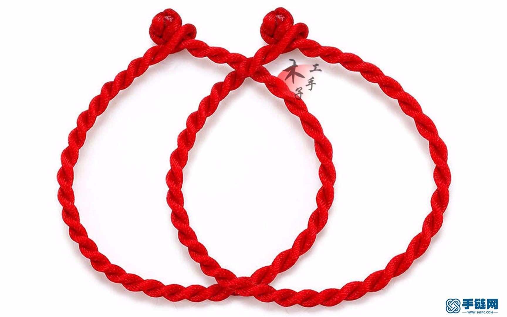 地摊上一块钱的红绳手链，自己在家也能做的如此高大上