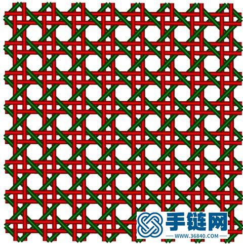 筛孔编织在中国结编织的应用
