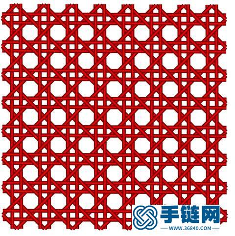 筛孔编织在中国结编织的应用
