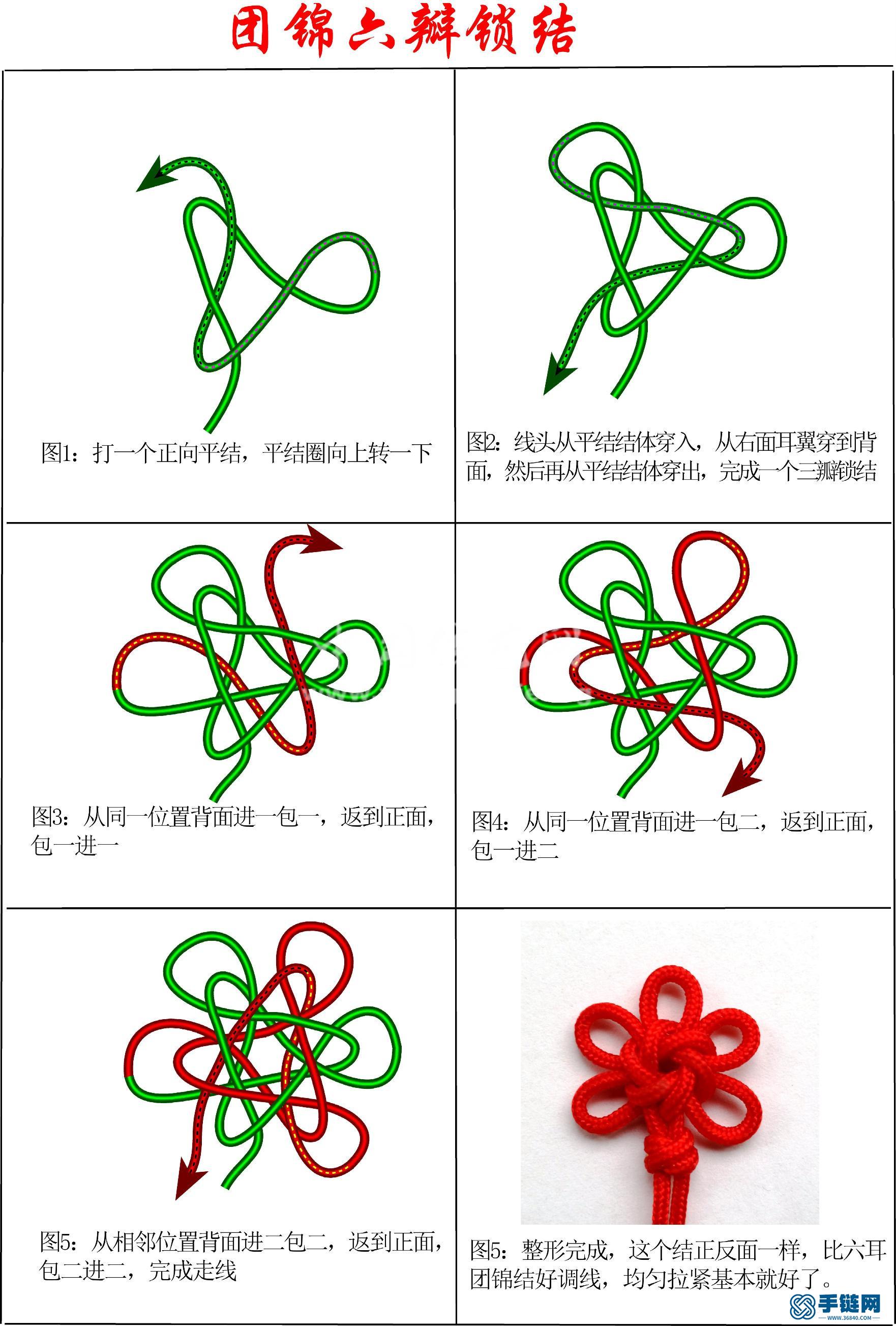 编绳教程-中国结基础,三回盘长结的编法图解视频-手链视频-36840手链网