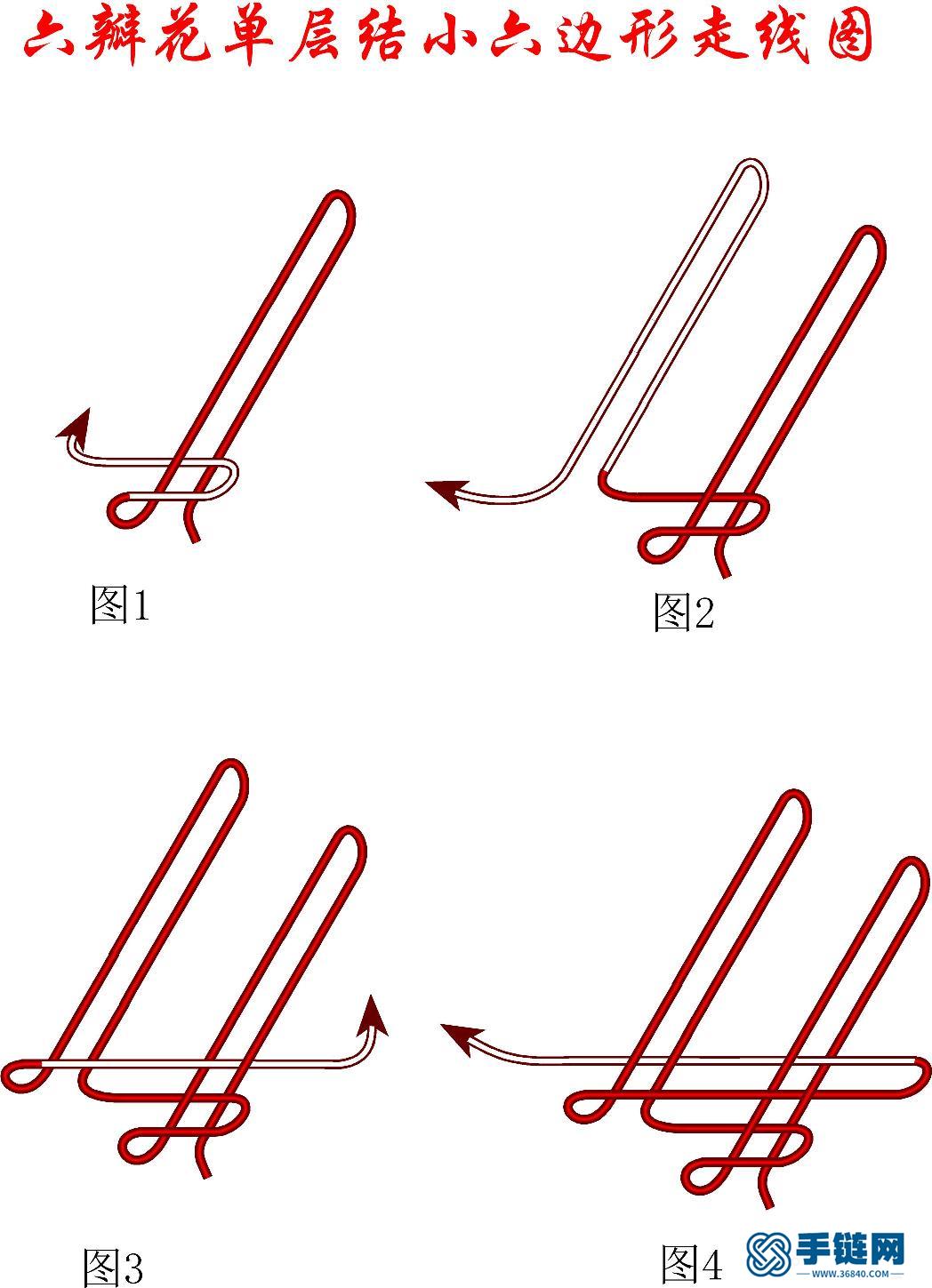 单层的六瓣花小六边形走线详细过程