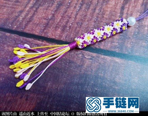 青花瓷柱挂件编绳教程-完整编法步骤