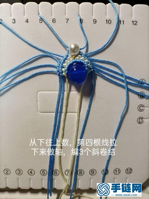 迷你小花嫁编绳教程-完整编法步骤