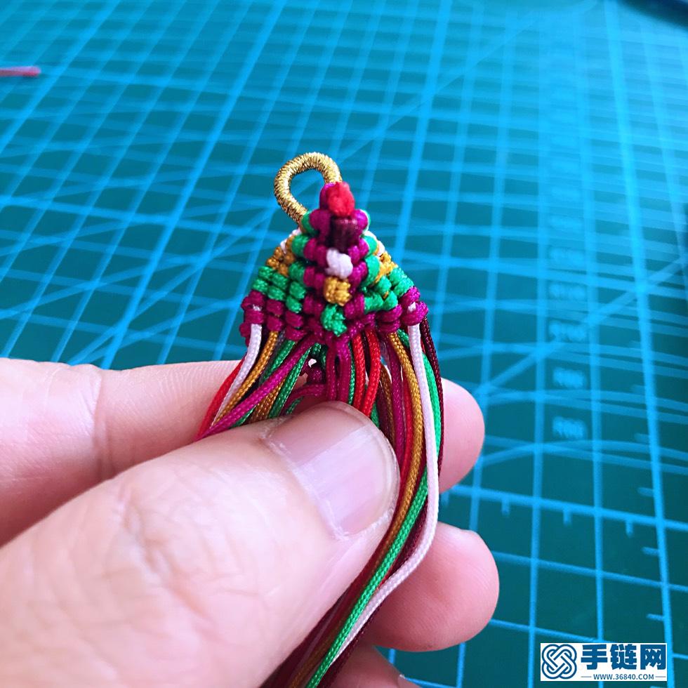 应景来个小粽子编绳教程-完整编法步骤