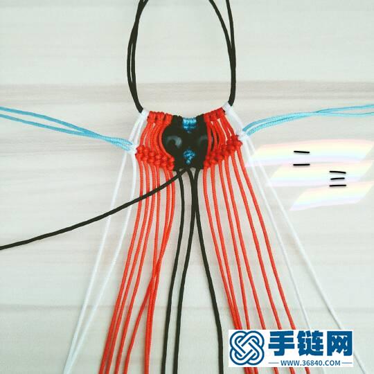 唯美小金鱼，淡雅中国风编绳教程-完整编法步骤