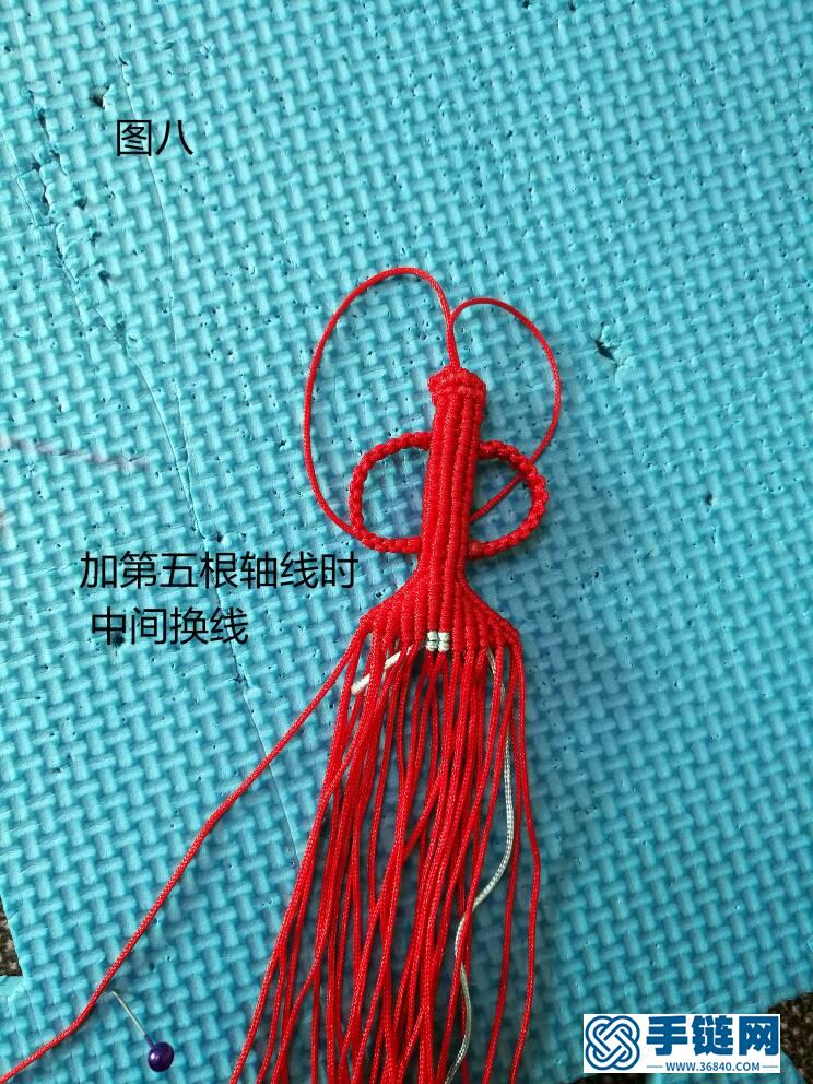 小花瓶教程  看别人宝瓶编的编绳教程-完整编法步骤