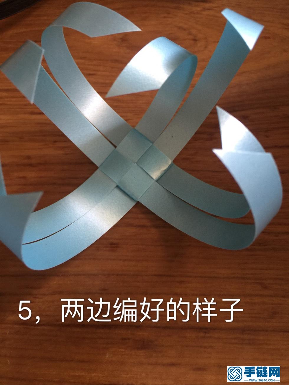 丝带风铃——八角花编绳教程-完整编法步骤