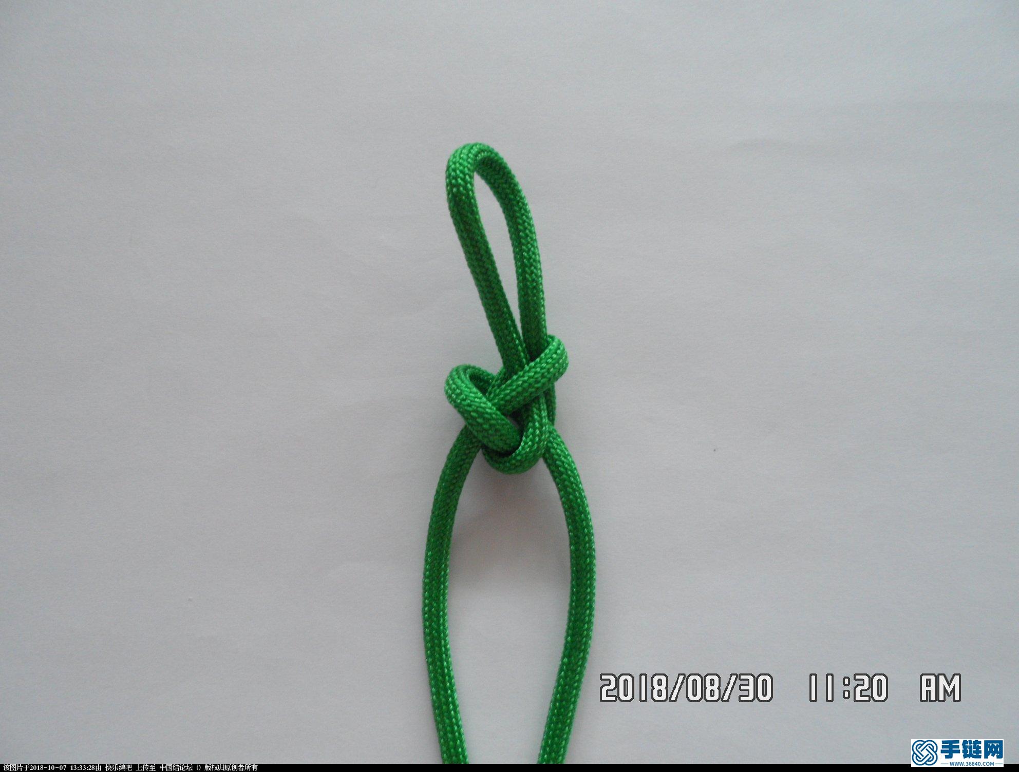 伞绳刀坠 —— 三角结还可以这样编编绳教程-完整编法步骤