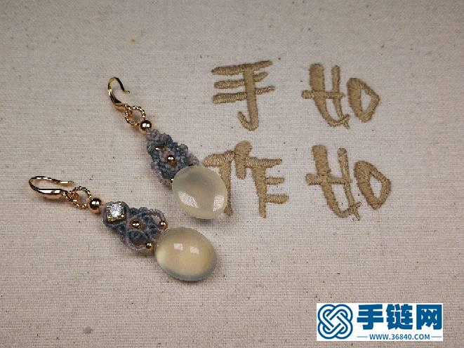 灵溪耳饰编绳教程-完整编法步骤
