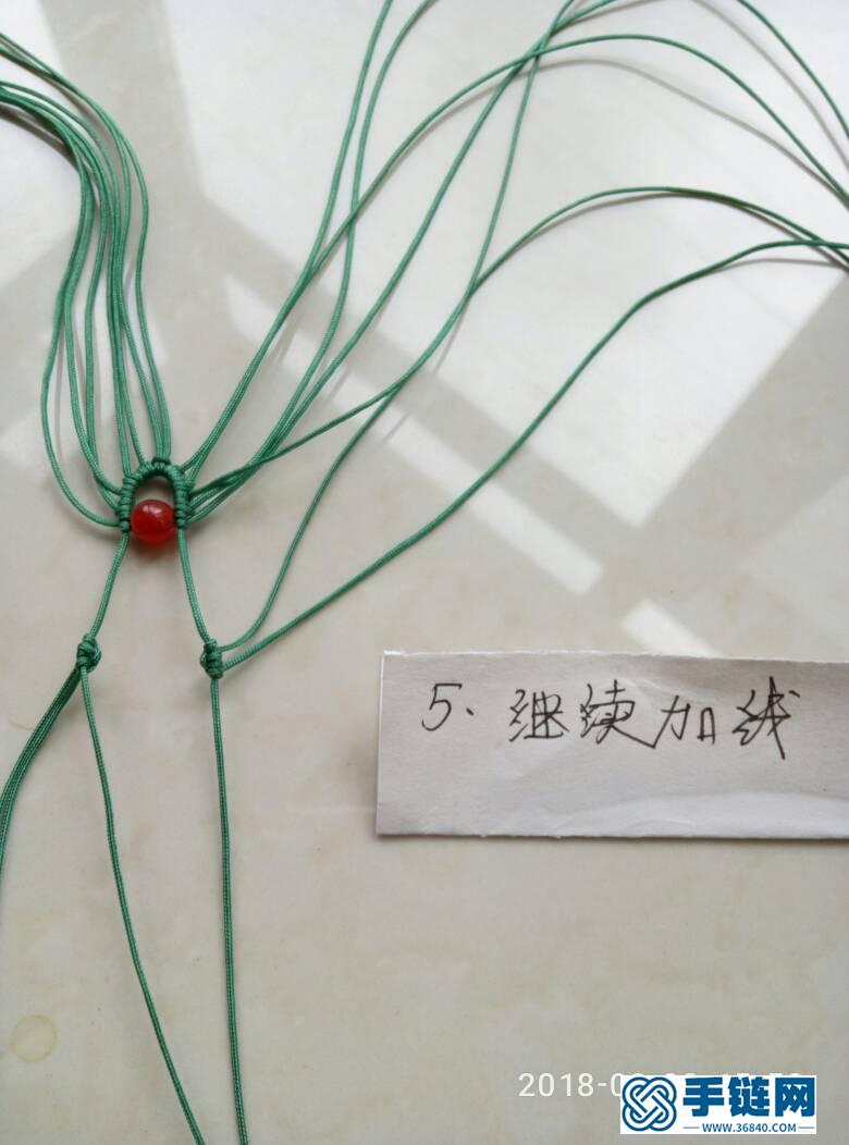 蝴蝶卷~扣头教程编绳教程-完整编法步骤