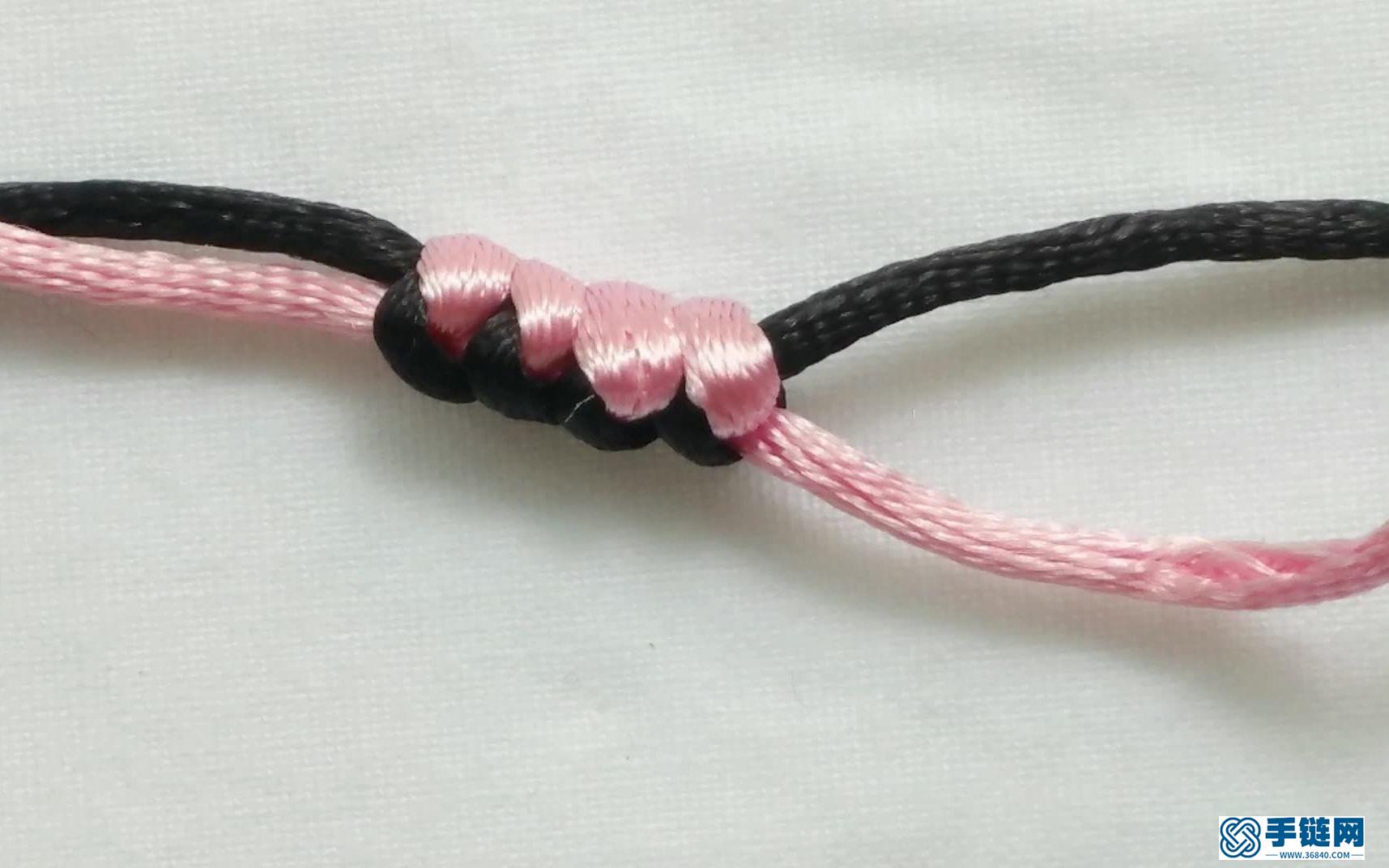 手工编绳蛇结超慢动作方法 快速学会编绳基础