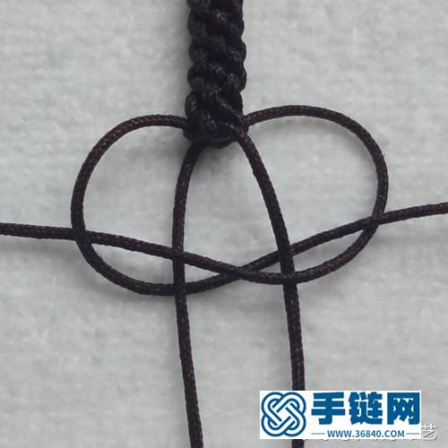 情侣平安挂坠编法图解