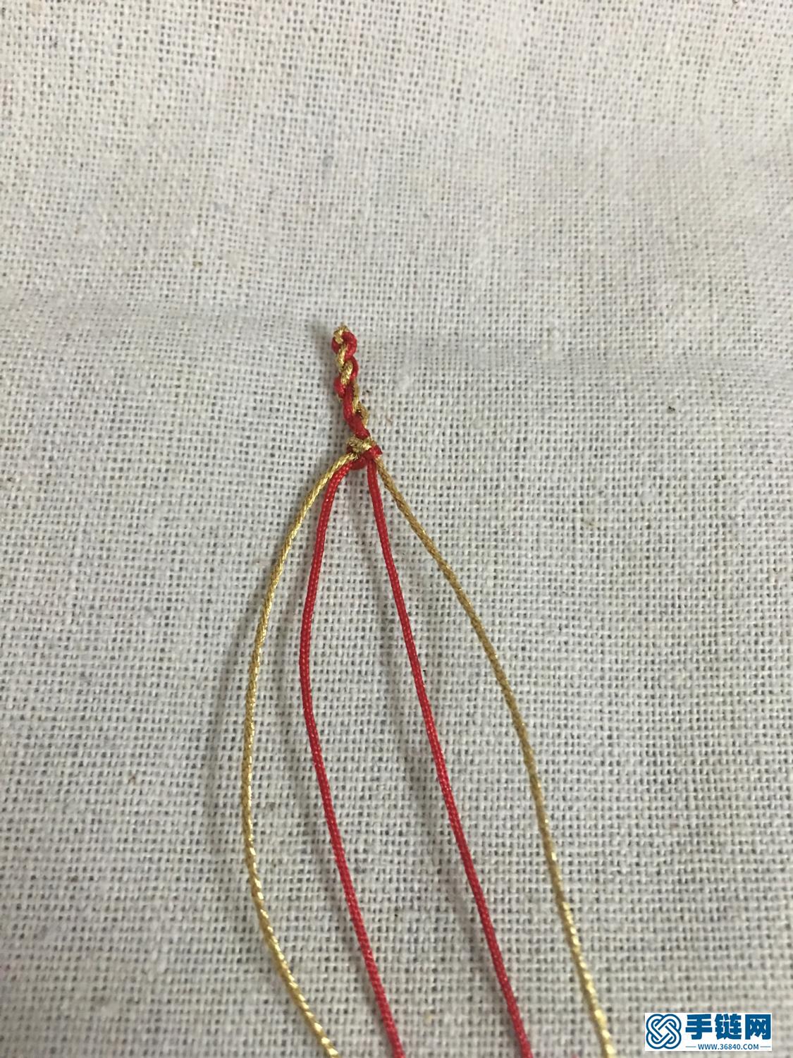 如意结手绳的编法图解