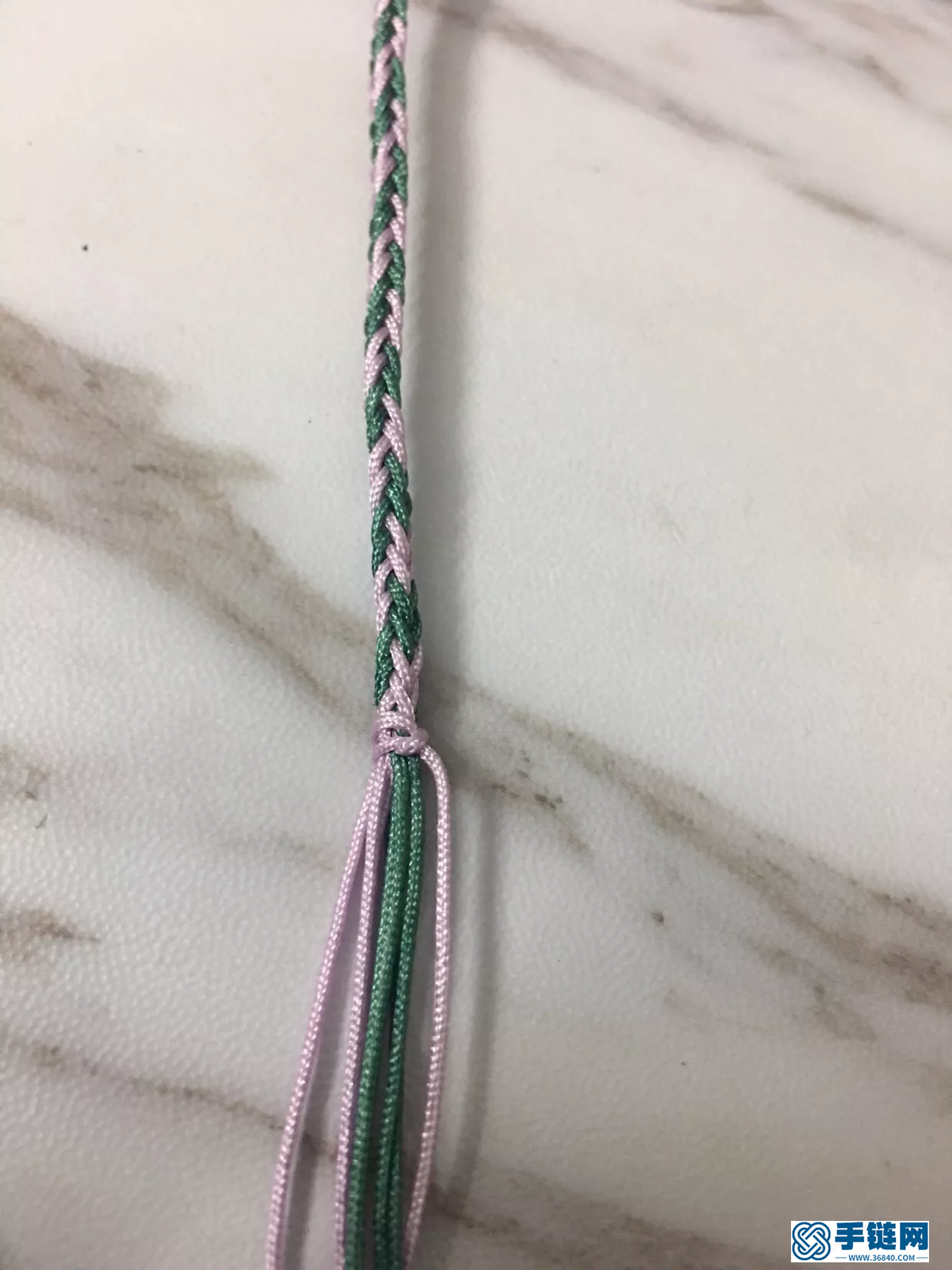 路路通项链绳的编法