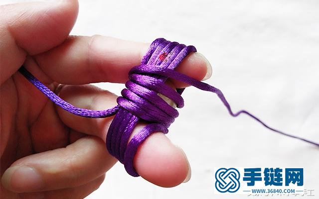 编绳小球结编织方法，球形包包小挂件详细做法