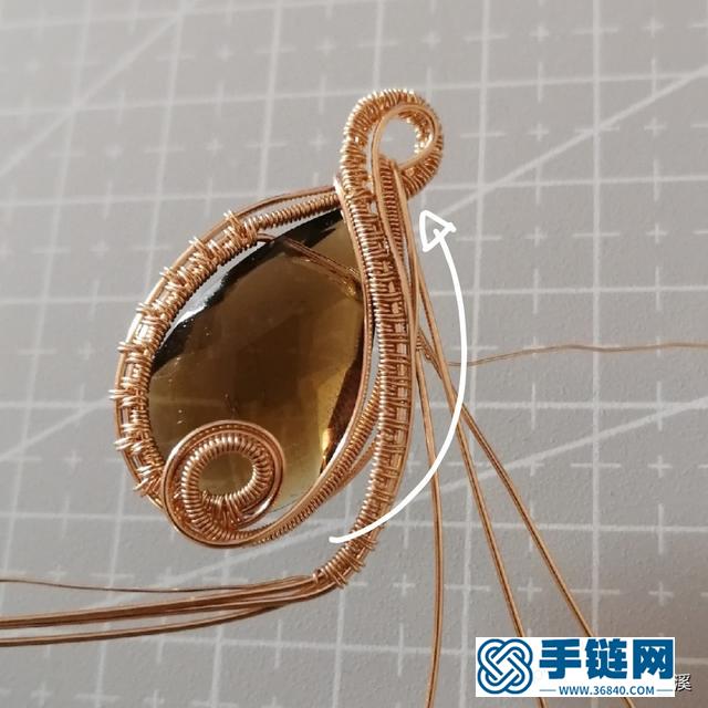 超详细的手工绕线吊坠制作步骤