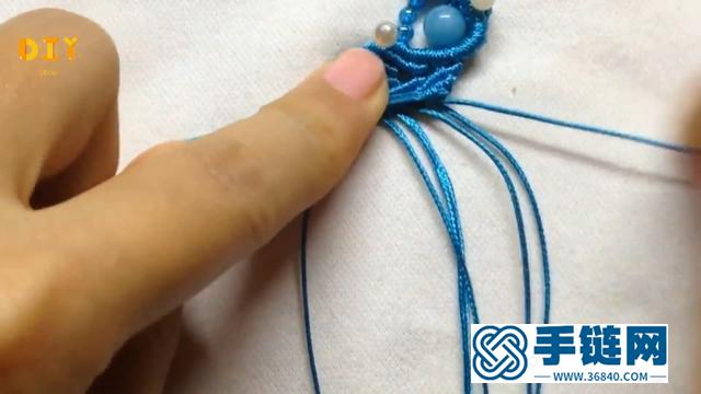 饰品编织教学，教你学习如何串珠编织耳环吊坠（图解2