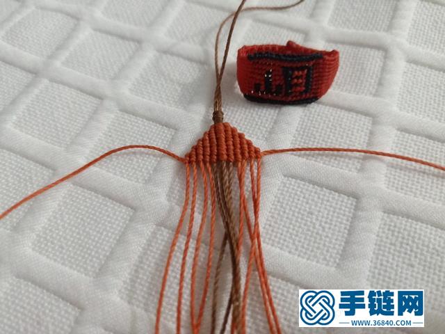 手工绳编立体小挂件，diy手工钥匙扣小虾