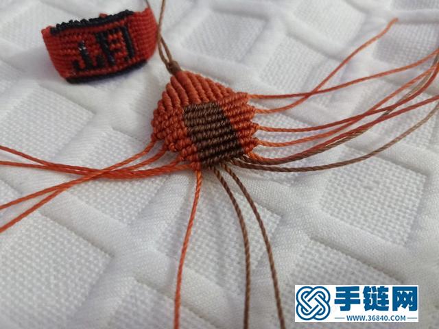 手工绳编立体小挂件，diy手工钥匙扣小虾