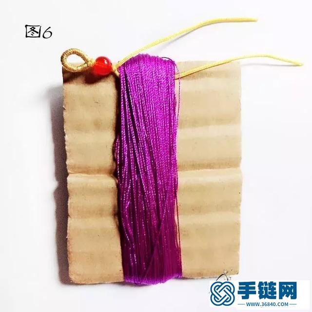 编绳吉祥扫把挂件编法图解，绳编金扫把制作方法