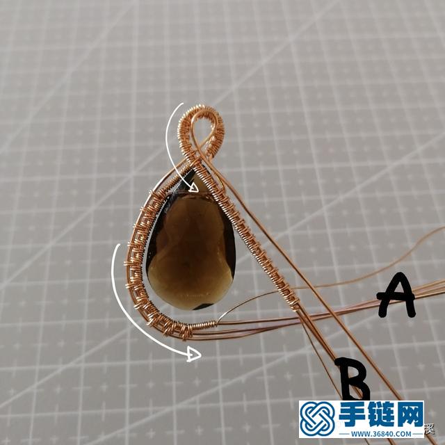 超详细的手工绕线吊坠制作步骤