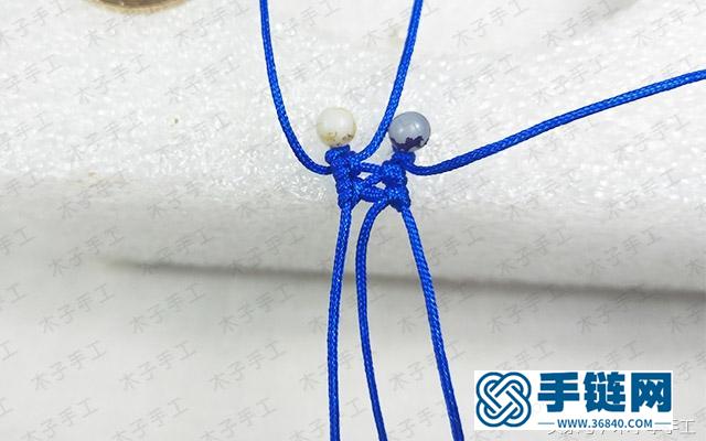 葫芦钥匙挂件编织制作图解