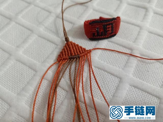 手工绳编立体小挂件，diy手工钥匙扣小虾