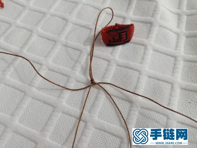 手工绳编立体小挂件，diy手工钥匙扣小虾