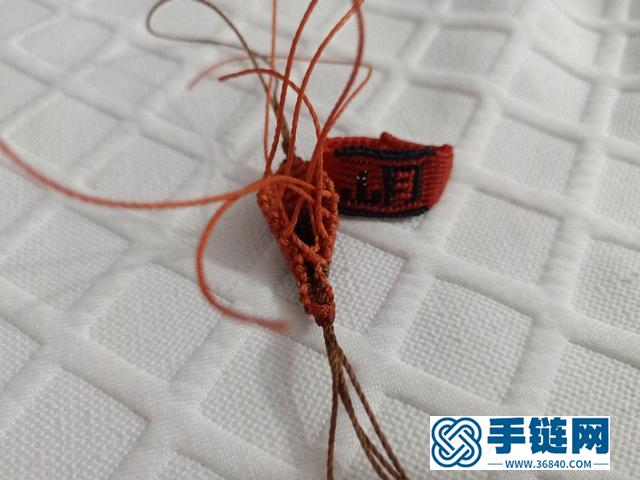 手工绳编立体小挂件，diy手工钥匙扣小虾