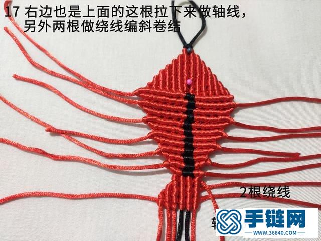 龙虾编织教程图解，教你如何编中国结小虾做法