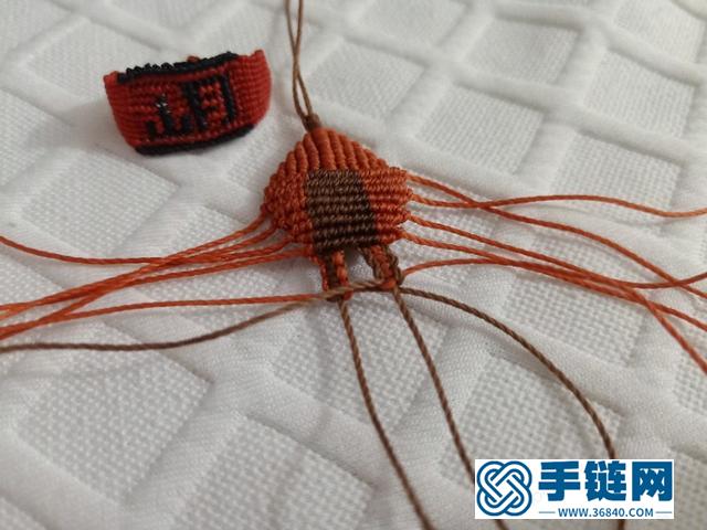 手工绳编立体小挂件，diy手工钥匙扣小虾